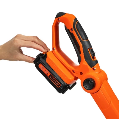 Ukoke Cordless Tiller Cultivator, 20V 2.5Ah Battery, 280 RPM, 24 Steel Blades, 5" Deep X 7.8" Wide Tilling Path, Orange, ST1902 5 Ukoke Cordless Tiller Cultivator, 20V 2.5Ah Battery, 280 RPM, 24 Steel Blades, 5" Deep X 7.8" Wide Tilling Path, Orange, ST1902 - Image 5