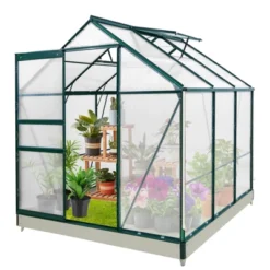 EAGLE PEAK Polycarbonate Aluminum Green House For Backyard Garden -D'Eco Store GUEST dd661957 cd7a 4fd5 9f22 371f09784fc9