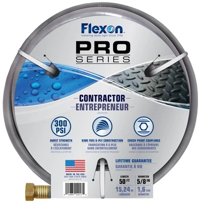 Flexon 5/8" Contractor Grade Garden Hoses 2 Flexon 5/8" Contractor Grade Garden Hoses - Image 2