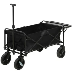 Outsunny Collapsible Wagon, Graden Carts With Wheels, Adjustable Handle, Folding Table And Cup Holders, Black 7 Outsunny Collapsible Wagon, Graden Carts With Wheels, Adjustable Handle, Folding Table And Cup Holders, Black -D'Eco Store GUEST e20270dc 11e0 44fc bf30 9d5e8bcd0496