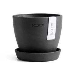 Ecopots Antwerp Mini Durable Modern Round Indoor/Outdoor Recycled-Based Composite Flower Pot Planter 18 Ecopots Antwerp Mini Durable Modern Round Indoor/Outdoor Recycled-Based Composite Flower Pot Planter -D'Eco Store GUEST e3dfa677 97b8 4491 bf22 4f4e36133670