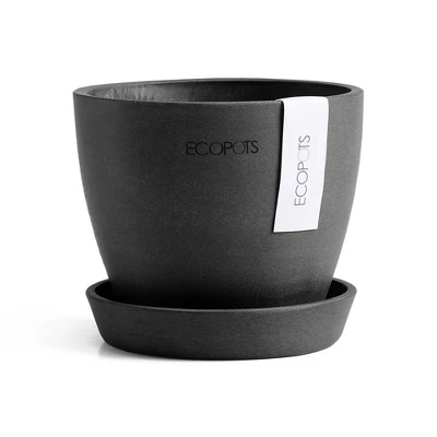 Ecopots Antwerp Mini Durable Modern Round Indoor/Outdoor Recycled-Based Composite Flower Pot Planter 8 Ecopots Antwerp Mini Durable Modern Round Indoor/Outdoor Recycled-Based Composite Flower Pot Planter - Image 8