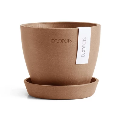 Ecopots Antwerp Mini Durable Modern Round Indoor/Outdoor Recycled-Based Composite Flower Pot Planter 11 Ecopots Antwerp Mini Durable Modern Round Indoor/Outdoor Recycled-Based Composite Flower Pot Planter - Image 11