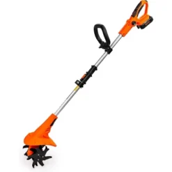 Ukoke Cordless Tiller Cultivator, 20V 2.5Ah Battery, 280 RPM, 24 Steel Blades, 5" Deep X 7.8" Wide Tilling Path, Orange, ST1902 13 Ukoke Cordless Tiller Cultivator, 20V 2.5Ah Battery, 280 RPM, 24 Steel Blades, 5" Deep X 7.8" Wide Tilling Path, Orange, ST1902 -D'Eco Store GUEST e649b588 43d6 4351 b57b 98c3111dde00
