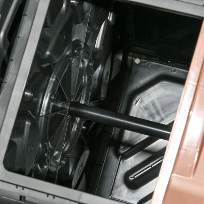 Outsunny Rotating Composter, 34.5 Gallon Dual Chamber Compost Bin With Ventilation Openings And Steel Legs 5 Outsunny Rotating Composter, 34.5 Gallon Dual Chamber Compost Bin With Ventilation Openings And Steel Legs - Image 5