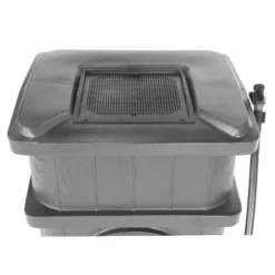 FCMP Outdoor WG4000-GRY Wood Grain Rain Barrel With Flat Back For Environmentally Friendly Watering Of Outdoor Plants, Gardens, And Landscapes, Gray 9 FCMP Outdoor WG4000-GRY Wood Grain Rain Barrel With Flat Back For Environmentally Friendly Watering Of Outdoor Plants, Gardens, And Landscapes, Gray -D'Eco Store GUEST ea587b81 5176 4cdb 976b dd7fc87417e6