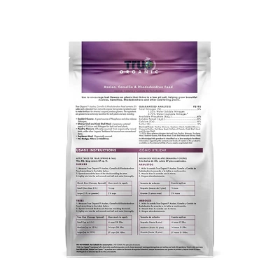 True Organic Granular Azalea, Camellia & Rhododendron 5-4-3 Plant Food 1 True Organic Granular Azalea, Camellia & Rhododendron 5-4-3 Plant Food