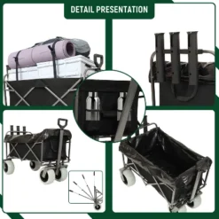 Fishing Cart W/ Rod Holders ,Beach Wagon With Big Wheels For Sand 500lbs Capacity - All Terrain Steel Frame Utility Cart W/ 9" Pneumatic Tires, Strap 15 Fishing Cart W/ Rod Holders ,Beach Wagon With Big Wheels For Sand 500lbs Capacity - All Terrain Steel Frame Utility Cart W/ 9" Pneumatic Tires, Strap -D'Eco Store GUEST eb9d96eb 66b7 4bc5 838c c0f9f96be217