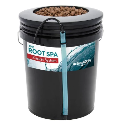 Active Aqua RS5GAL8SYS Root Spa 5 Gallon Hydroponic 8 Bucket Deep Water Culture Grow Kit System With Multi-Purpose Air Hose And Air Pump, Black 2 Active Aqua RS5GAL8SYS Root Spa 5 Gallon Hydroponic 8 Bucket Deep Water Culture Grow Kit System With Multi-Purpose Air Hose And Air Pump, Black - Image 2