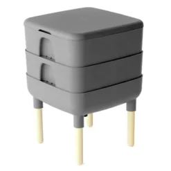 FCMP Outdoor The Essential Living Worm Composter 6 Gallon Resin Composting Bin System Indoor Modern Compost Storage W/2 Trays For Garden & Home 12 FCMP Outdoor The Essential Living Worm Composter 6 Gallon Resin Composting Bin System Indoor Modern Compost Storage W/2 Trays For Garden & Home -D'Eco Store GUEST ec033399 7390 4bc3 bdfb b25f51868082