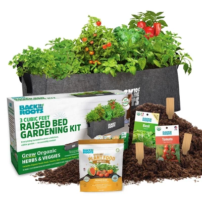 Back To The Roots Organic Raised Bed Gardening Kit With Soil, Seeds, And Plant Food 2 Back To The Roots Organic Raised Bed Gardening Kit With Soil, Seeds, And Plant Food - Image 2