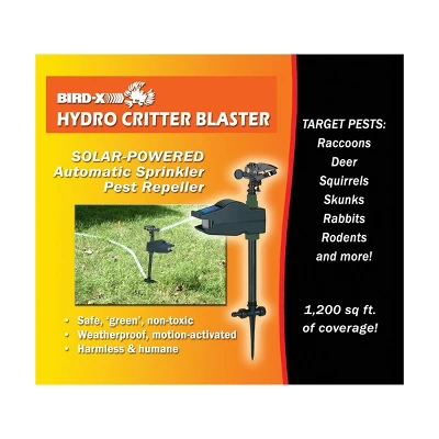 Solar Powered Motion Activated Hydro Animal Sprinkler Repeller - Bird-X 2 Solar Powered Motion Activated Hydro Animal Sprinkler Repeller - Bird-X - Image 2