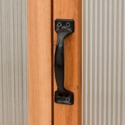 Outsunny 6.2' X 3.9' X 6.9' Polycarbonate Greenhouse, Walk-in Hot House Kit With Lockable Door, 5 Level Wind Resistant Wooden Frame, Natural Wood 9 Outsunny 6.2' X 3.9' X 6.9' Polycarbonate Greenhouse, Walk-in Hot House Kit With Lockable Door, 5 Level Wind Resistant Wooden Frame, Natural Wood -D'Eco Store GUEST edc8e9b1 1c40 4fd4 92d8 295fd7258c7e