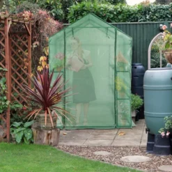 Walk-in Greenhouse For Outdoors, 58"x58"x75" Plant House With 8-Tier Grid Shelves For Seed Starting & Potted Plants 22 Walk-in Greenhouse For Outdoors, 58"x58"x75" Plant House With 8-Tier Grid Shelves For Seed Starting & Potted Plants -D'Eco Store GUEST ee1542a5 045a 4944 85e8 430bf2ce17b0