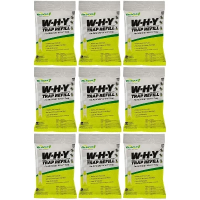 RESCUE! Non-Toxic Wasp, Hornet, Yellowjacket Trap (WHY Trap) Attractant Refill - 2 Week Refill - 9 Pack 5 RESCUE! Non-Toxic Wasp, Hornet, Yellowjacket Trap (WHY Trap) Attractant Refill - 2 Week Refill - 9 Pack - Image 5