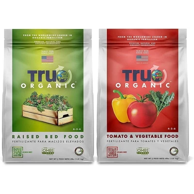 True Organic Granular Raised Bed 6-3-6 Plant Food, 4lbs 1 True Organic Granular Raised Bed 6-3-6 Plant Food, 4lbs