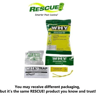 RESCUE! Non-Toxic Wasp, Hornet, Yellowjacket Trap (WHY Trap) Attractant Refill - 2 Week Refill - 9 Pack 4 RESCUE! Non-Toxic Wasp, Hornet, Yellowjacket Trap (WHY Trap) Attractant Refill - 2 Week Refill - 9 Pack - Image 4