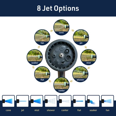 Kings County Tools Garden Hose Nozzle, Mint 2 Kings County Tools Garden Hose Nozzle, Mint - Image 2