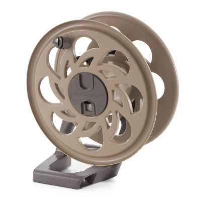 Suncast CPLSTA125B 125' Wall-Mounted Side Tracker Garden Hose Reel For 5/8" Hose With Guide For Patio Or Garden, Dark Taupe 1 Suncast CPLSTA125B 125' Wall-Mounted Side Tracker Garden Hose Reel For 5/8" Hose With Guide For Patio Or Garden, Dark Taupe
