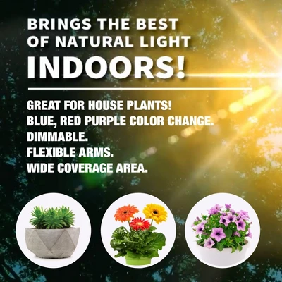 Bell + Howell Bionic Grow Light For Indoor Plants Head LED 4 Bell + Howell Bionic Grow Light For Indoor Plants Head LED - Image 4