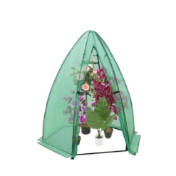 Portable Hexagonal Greenhouse For Outdoor Plants, Heavy Duty PE Cover, Zippered Door & Mesh Window, Plant Protection From Animals & Weather 13 Portable Hexagonal Greenhouse For Outdoor Plants, Heavy Duty PE Cover, Zippered Door & Mesh Window, Plant Protection From Animals & Weather -D'Eco Store GUEST fdc85446 c101 46b7 ae7d 1f5a23b99269