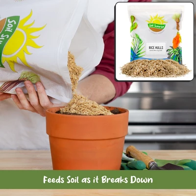 Soil Sunrise Horticultural Grade Rice Hulls; For House Plants And Chicken Bedding 4 Soil Sunrise Horticultural Grade Rice Hulls; For House Plants And Chicken Bedding - Image 4