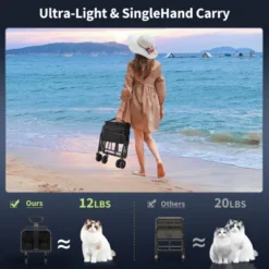 Wagons Carts, Utility Collapsible Wagon With All-Terrain Wheels, Drink Holders & Adjustable Handle, 380LBS Grocery Wagon For Shopping, Camping -D'Eco Store GUEST ff1e31c4 0559 4e7f b385 717b686a802d 1